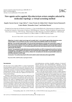 New agents active against Mycobacterium avium complex selected