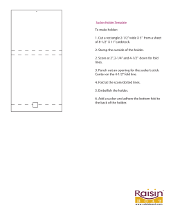 To make holder: 1. Cut a rectangle 2-1/2&rdquo; wide X 5&rdquo; from a sheet of 8