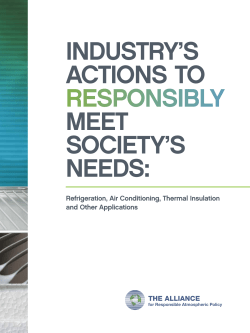 industry`s actions to responsibly meet society`s needs