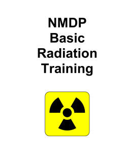 NMDP Basic Radiation Training - Radiation Injury Treatment Network