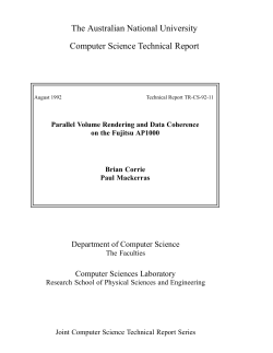 The Australian National University Computer