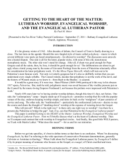 getting to the heart of the matter