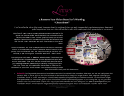 5 Reasons Your Vision Board Isn`t Working