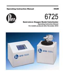 Operating Instruction Manual 592M Semi