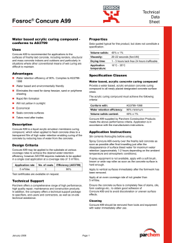Fosroc&reg; Concure A99