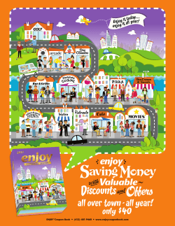 2017 Brochure - Enjoy Coupon Book