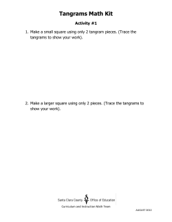 Tangrams Math Kit