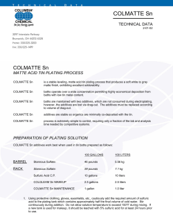 COLMATTE Sn