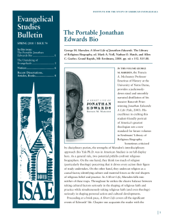 Evangelical Studies Bulletin