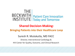 Shared Decision Making Presentation
