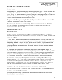 Spanish and Latin American Studies (BA)