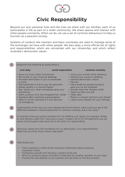 Civic Responsibility