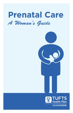 Prenatal Care - Tufts Health Plan