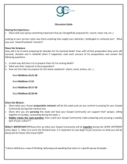 Notes - Temple Baptist Church