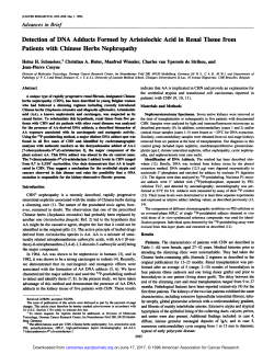 Detection of DNA Adducts Formed by