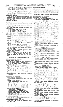 3450 supplement to the london gazette, 25 july