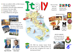 Italy/VARESE - Welcome to The World School