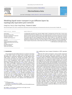Modeling liquid water transport in gas diffusion layers by