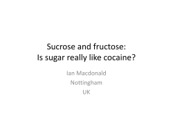 Sucrose and fructose - Is sugar really like cocaine_Prof