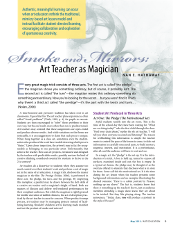 Art Teacher as Magician - Teaching for Artistic Behavior