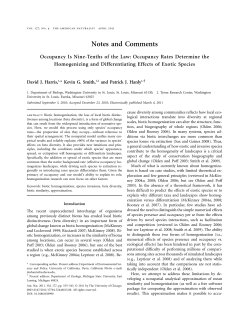Occupancy Is Nine-Tenths of the Law: Occupancy
