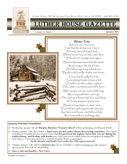 Luther house gazette