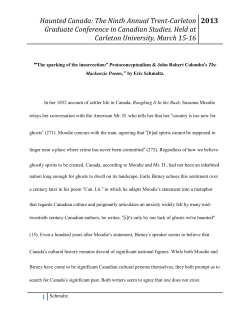 Haunted Canada: The Ninth Annual Trent