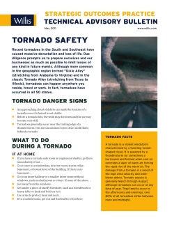 Tornado Safety