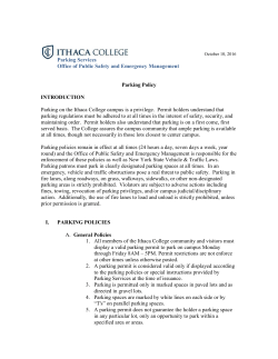 Rules and Regulations