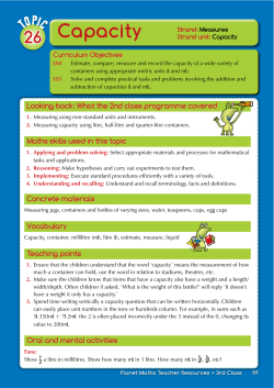 Measures - Planet Maths