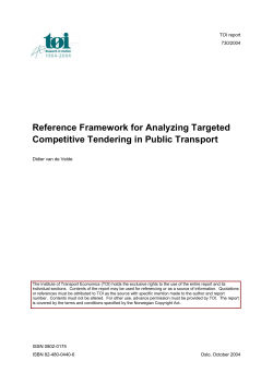 Reference Framework for Analyzing Targeted Competitive