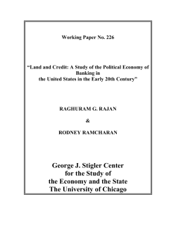 George J. Stigler Center for the Study of the Economy and the State