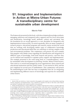 51. Integration and Implementation in Action at - ANU Press