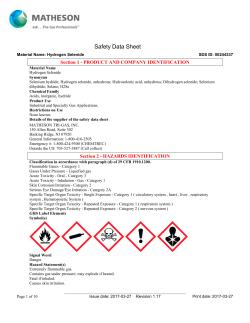 Safety Data Sheet - ChemADVISOR, Inc.