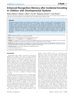 Hedenius et al. 2013 - Brain and Language Lab