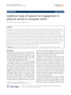 Graphical study of reasons for engagement in