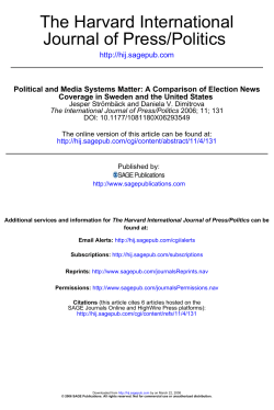 A comparison of election news coverage in