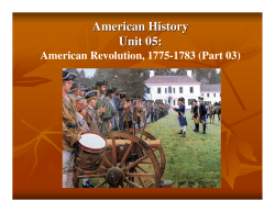 American History Unit 05: