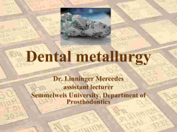 Features of metals