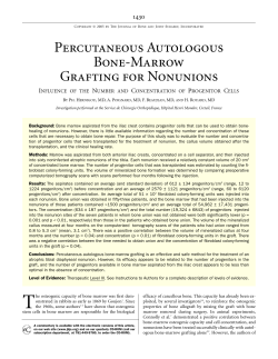 Percutaneous Autologous Bone-Marrow Grafting for Nonunions