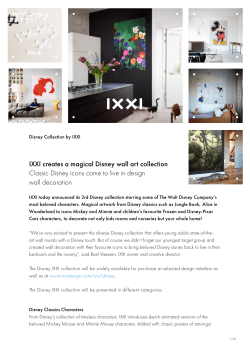 IXXI creates a magical Disney wall art collection Classic Disney