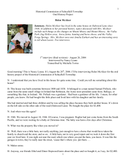 Helen McAleer - Schuylkill Township