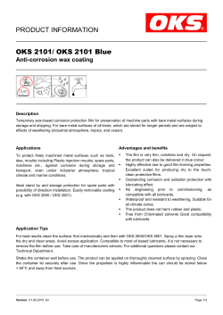 OKS 2101 Blue - OKS Speciality Lubricants