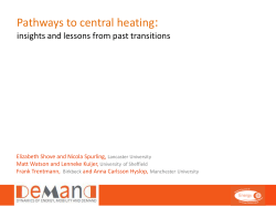 Pathways To Central Heating