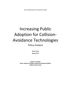 Increasing Public Adoption for Collision