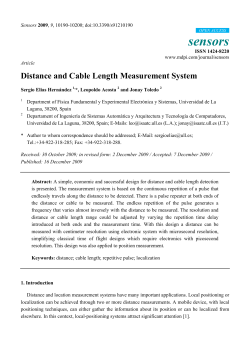 Distance and Cable Length Measurement System