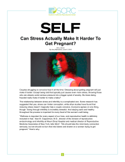 Can Stress Actually Make It Harder To Get Pregnant?