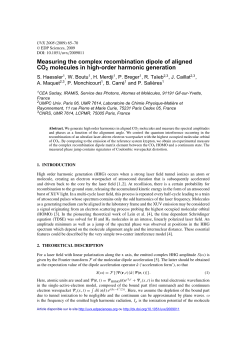 Measuring the complex recombination dipole of aligned CO2