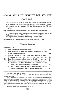 social security benefits for spouses - access-to