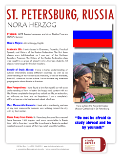 nora herzog - UW Study Abroad
